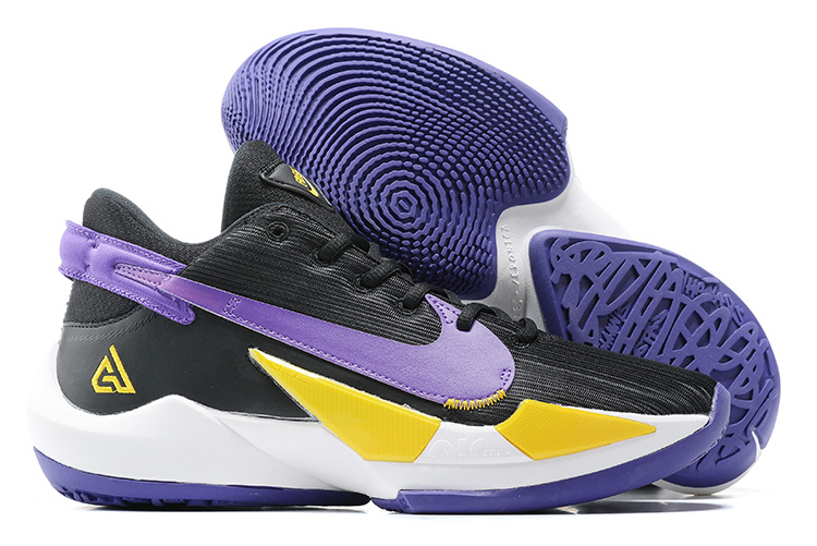 Nike Zoom Freak 2 Black Purple Yellow White Shoes
